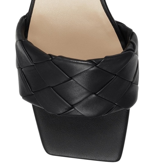 NEW! Vince Camuto Semtera Black Leather Block Heel Sandal - Size 10 👠 - Picture 8 of 10